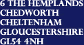 6 The Hemplands, Chedworth, Cheltenham, Gloucestershire, GL54 4NH
